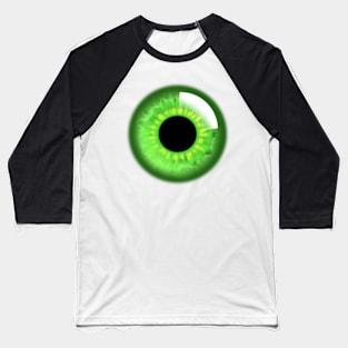 Green Eyeball Baseball T-Shirt